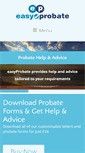 Mobile Screenshot of easyprobate.biz